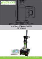 Vertical torque tester - DRIVETORK CC - 1