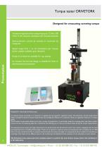 Vertical torque tester - DRIVETORK CC - 2