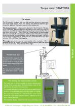 Vertical torque tester - DRIVETORK CC - 3