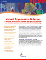 DELMIA Virtual Ergonomics  brochure - 1