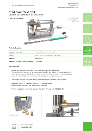 Data sheet CBT