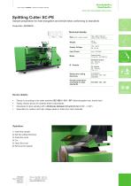 Data sheet Splitting Cutter SC-PE-1