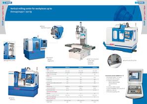 Vertical Milling Center DIAM range - 2