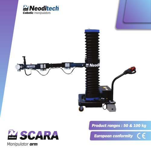 SCARA manipulator arm brochure