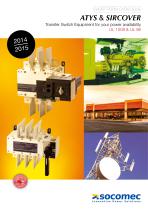 Catalogue extract: ATYS & SIRCOVER Transfer Switch Equipment for your power availability UL 1008 & UL 98 - 1