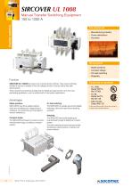 Catalogue extract: ATYS & SIRCOVER Transfer Switch Equipment for your power availability UL 1008 & UL 98 - 8