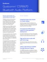 Qualcomm® CSR8670 Bluetooth Audio Platform - 1