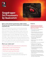 Snapdragon™ S4 Processors by Qualcomm - 1