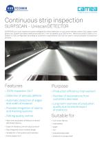 Continuous strip inspection SURFSCAN - UniscanDETECTOR-1