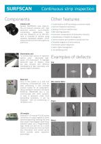 Continuous strip inspection SURFSCAN - UniscanDETECTOR-3