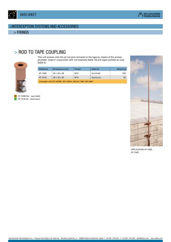 ROD TO TAPE COUPLING