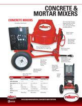 CONCRETE & MORTAR MIXERS - 1