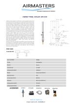 CABINET PANEL COOLERS AIR-CC30 2100Btu/h-1
