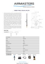 CABINET PANEL COOLERS AirMasters AIR-CC40 2800Btu/h-1