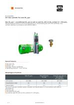 Gas cylinder for SF6 gas - 1