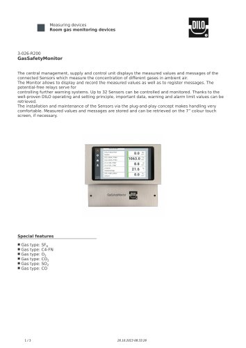 GasSafetyMonitor 3-026-R200