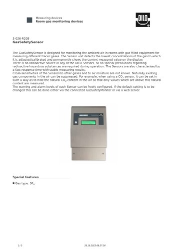 GasSafetySensor 3-026-R205 / R235