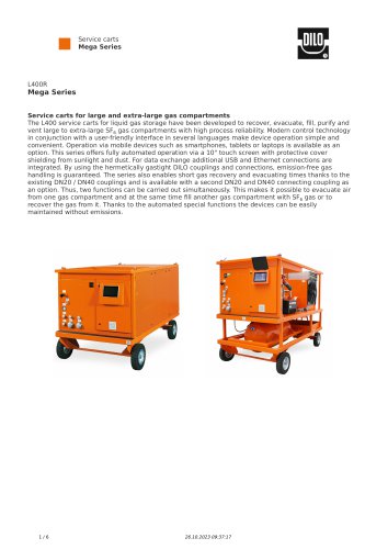 Mega Series L400R01 / L600R..