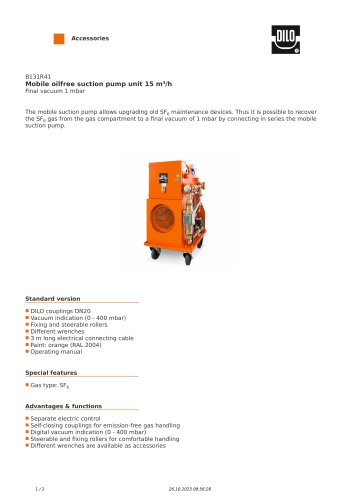 MOBILE OILFREE SUCTION PUMP UNIT