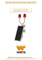 WETRA  TWIN SOLAR POWERED  AVIATION OBSTRUCTION LIGHT-1