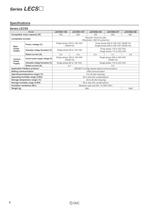 LECS series - SMC - PDF Catalogs | Technical Documentation | Brochure