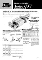 Platform Cylinder Series CXT-1