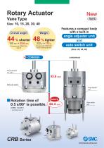 Rotary Actuator Vane Type Size: 10, 15, 20, 30, 40-1