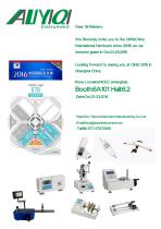 Invitation for CIHS Exhibition/Wenzhou tripod instrument/force gauge/torque tester-1