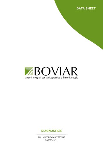 PULL-OUT BOVIAR TESTING EQUIPMENT