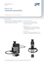 Laboratory Granulator - 1