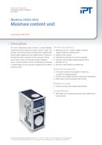 Moisture Content Unit - 1