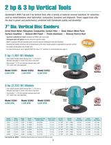 2 hp & 3 hp Vertical Sanders & Grinders-2