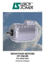 Induction motors for axial fans-1