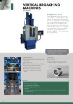 VERTICAL BROACHING MACHINES - 1