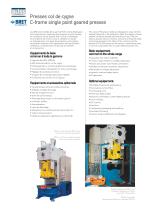 C-frame single point geared presses-1