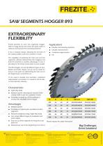 Saw segments hogger 893 flyer - 1