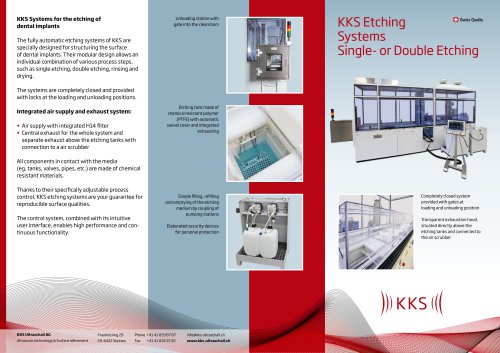 KKS Etching Systems Single- or Double Etching