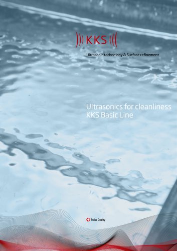 KKS Ultrasonics for cleanliness KKS Basic Line - KKS T series