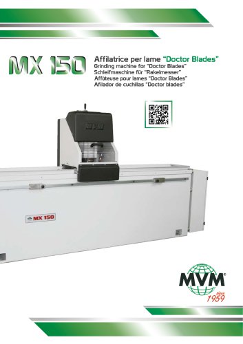 MX150 grinder for "Doctor Blades"