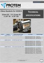 Concentric Clamping Device for Elbows - Elbow Mandrel US Series - 5