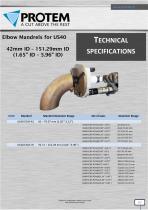 Concentric Clamping Device for Elbows - Elbow Mandrel US Series - 6