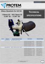 Concentric Clamping Device for Elbows - Elbow Mandrel US Series - 8