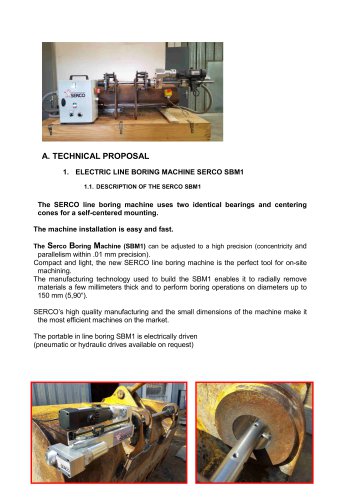 In Line Boring  Machine for Onsite Machining Jobs