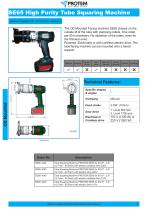 OD Clamp tube squaring, beveling, counterboring machines PROTEM SE - 4