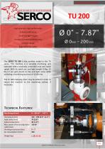 Portable facing & boring units - Portable lathes for sealing seats, bores and flanges - SERCO TU Series - 6