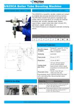 Tube & Pipe Beveling Machine for Boiler Tubes PROTEM US25 - 5