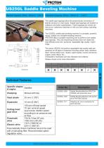 Tube & Pipe Beveling Machine for Boiler Tubes PROTEM US25 - 9