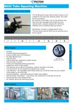 Tube Squaring Machines for Stainless Tubes - Thin walls - PROTEM SE-2