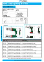 Tube Squaring Machines for Stainless Tubes - Thin walls - PROTEM SE-3