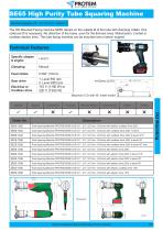 Tube Squaring Machines for Stainless Tubes - Thin walls - PROTEM SE-4